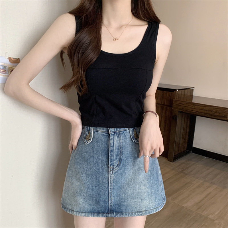 方领宽肩带背心内衣一体式外穿内搭透气舒适运动百搭美背抹胸女士详情16