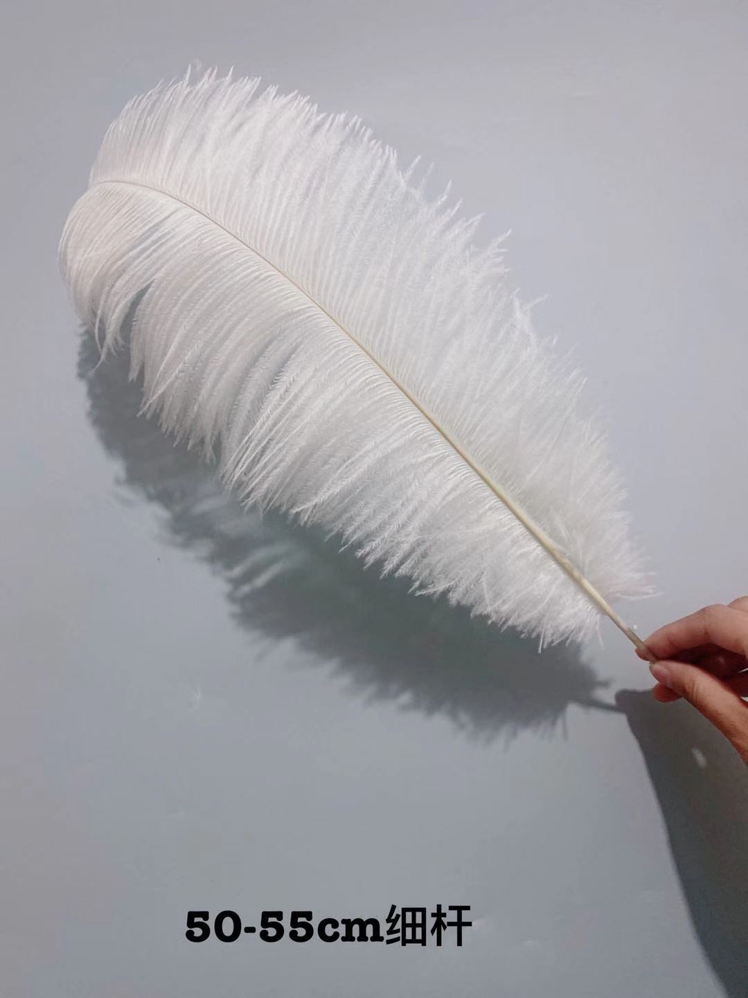 White ostrich feathers 50-55 cm, wedding decoration, home furnishings, flower arrangements, feather lamps, colorful ostrich feathers pic 39