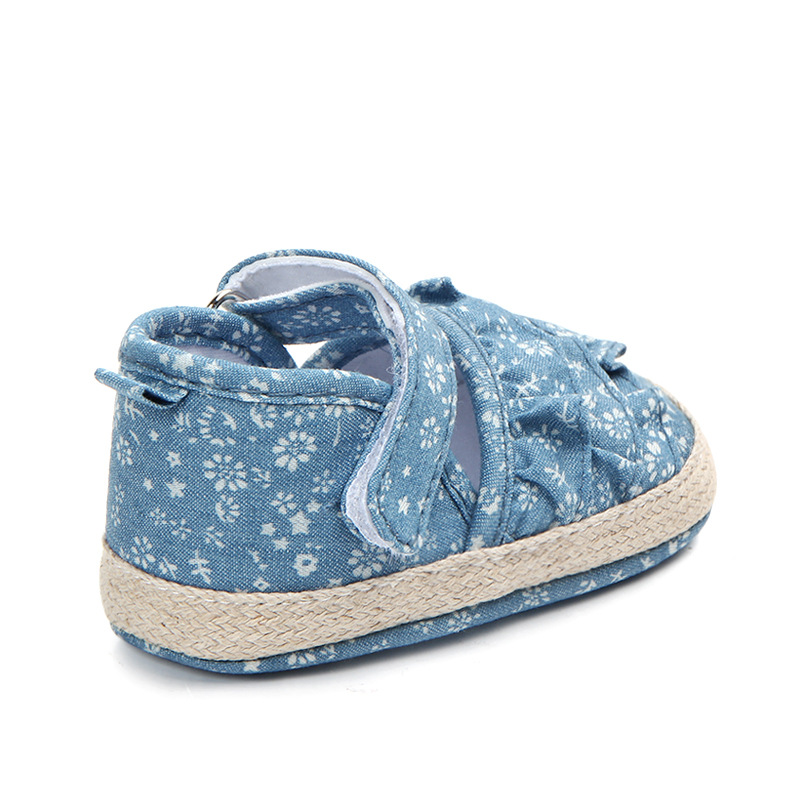 Autumn lace baby shoes, soft-soled baby shoes, learning shoes, indoor anti-slip factory direct sales 0968 pic 5