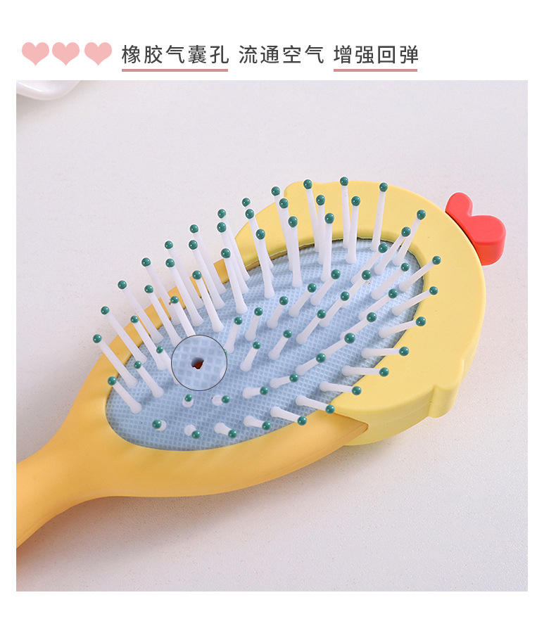 Creative and stylish rice ball bear airbag massage comb, cute and girl-hearted hair comb, air cushion airbag comb pic 6