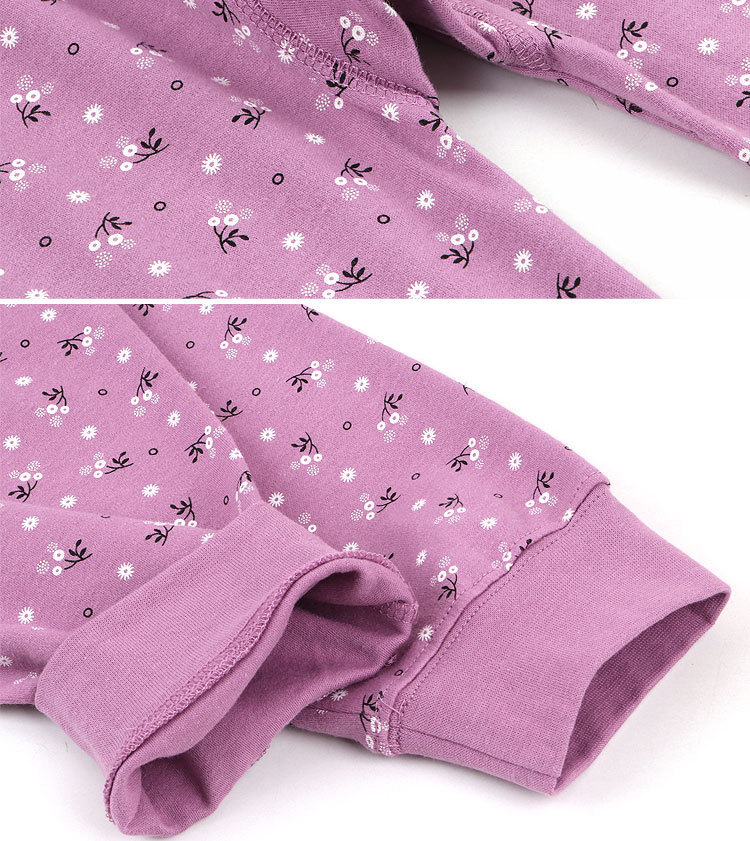 New style for the elderly: long Johns, long Johns, women's loose sweater, mom's base layer, all-cotton thread pants, plaid underwear set pic 9