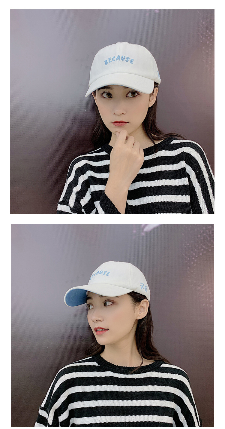 帽子女遮阳帽防晒夏款韩版潮时尚百搭鸭舌帽女潮牌棒球帽女网红帽详情16