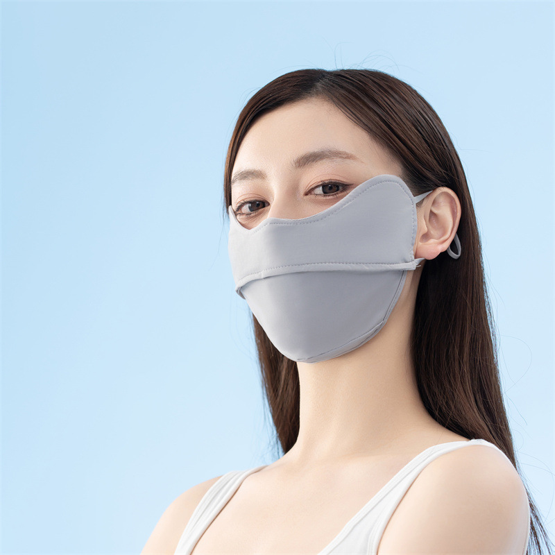 夏季冰丝防晒口罩女防紫外线护眼角立体防尘透气薄款户外面罩批发详情10
