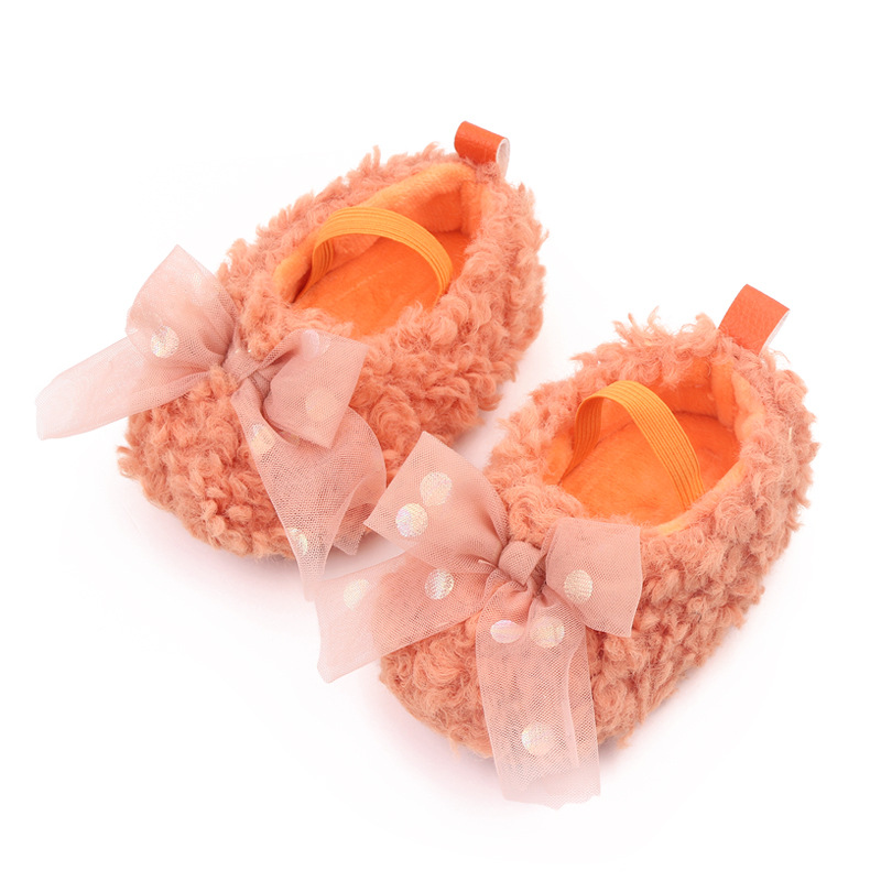 For babies aged 0-1, there are cute cotton shoes. For girls, there are suede princess shoes, shallow elastic cotton shoes, and fluffy shoes for girls. The size is 2750 pic 23