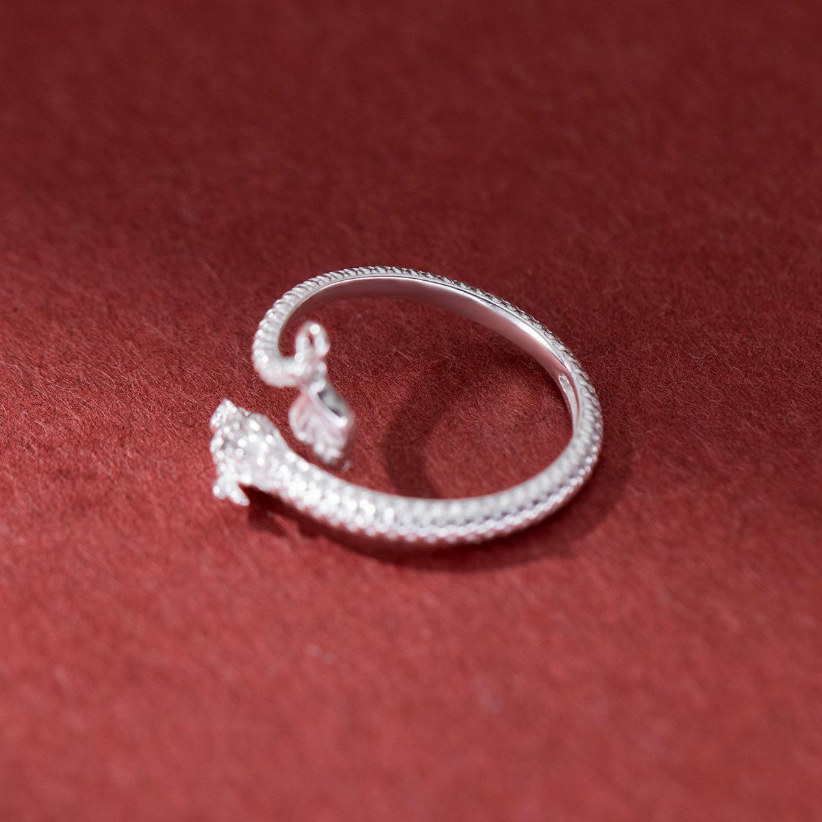 抖音直播货源批发新款神龙摆尾戒指本命年生肖龙情侣款对戒指环国潮商品详情5