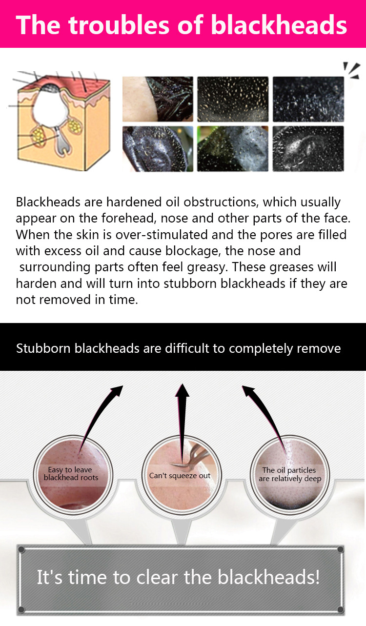 Cross-border export of bamboo charcoal peel-off nasal masks for blackhead removal and cleansing, 120g, exclusively for foreign trade wholesale pic 4