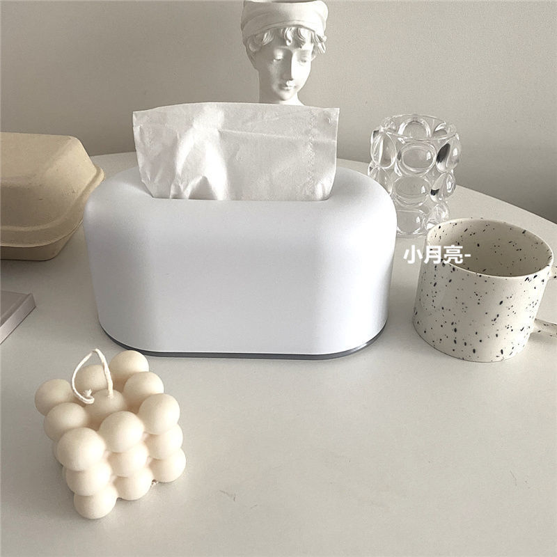 ins韩国风简约北欧风纸巾盒抽纸盒餐巾纸盒客厅卧室桌面收纳整理详情6