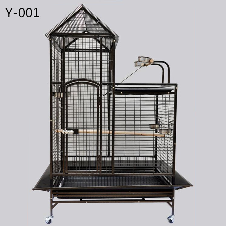Wholesale of high-quality parrot cages and iron cages, various types available for customization. Choose from large parrot cages, birdcages, iron cages and large stand frames pic 3