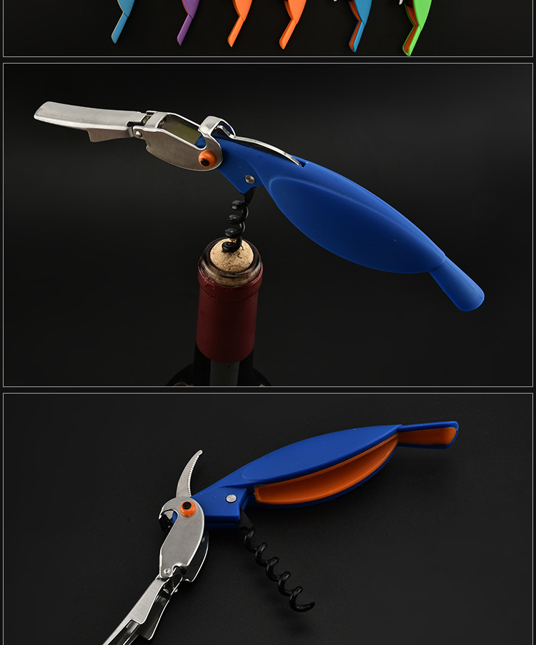 Factory direct sales of stainless steel parrot wine bottle opener, creative and simple wine bottle opener pic 9