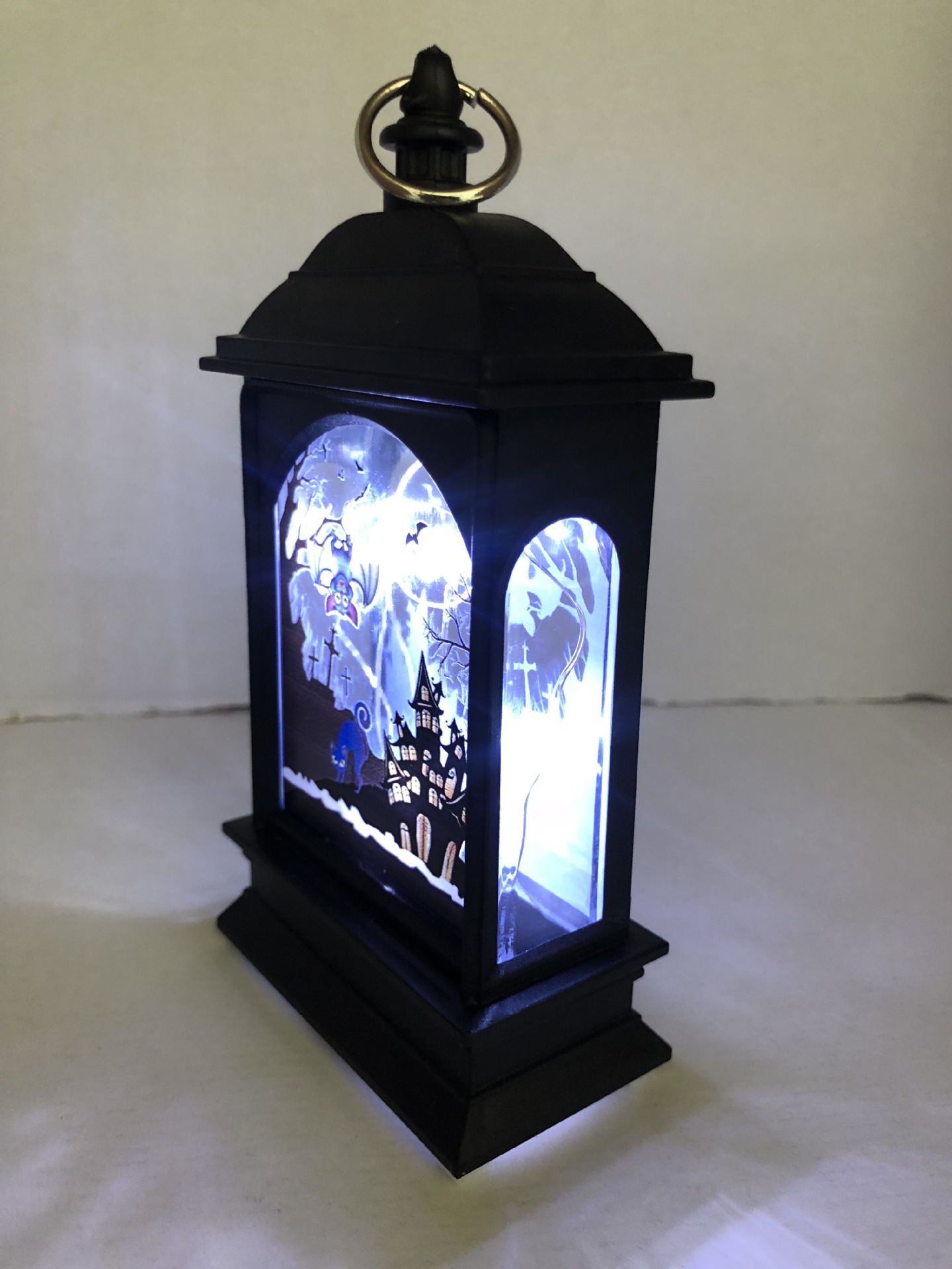 Halloween Ghost Festival, Skull Ghost, Witch Castle simulation scene decoration, flame wind lights, LED night lights pic 10