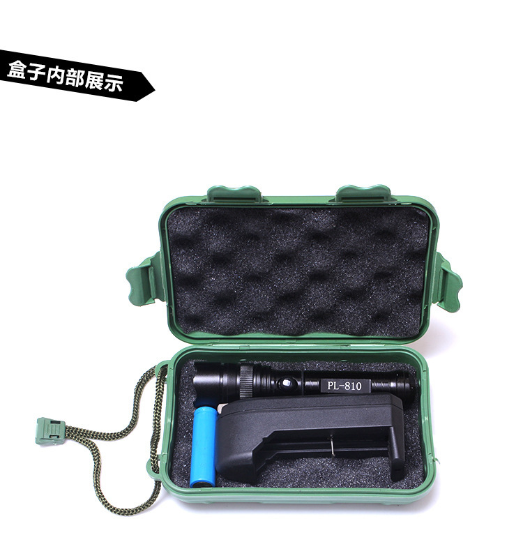 3号多功能PP塑料工具礼盒 led强光手电筒包装盒详情8