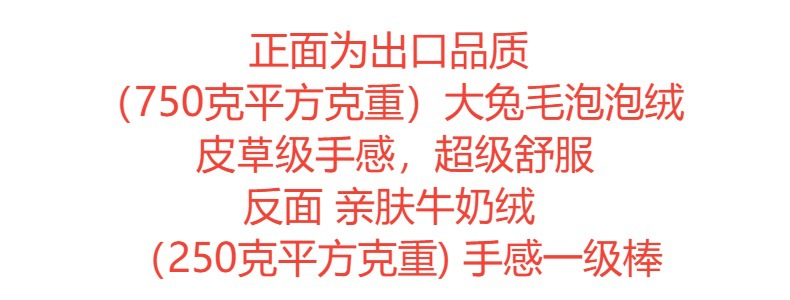 托斯卡纳毛毯加厚现代简约绒盖毯牛奶绒外贸仿獭兔毛皮毛毯子四季详情2