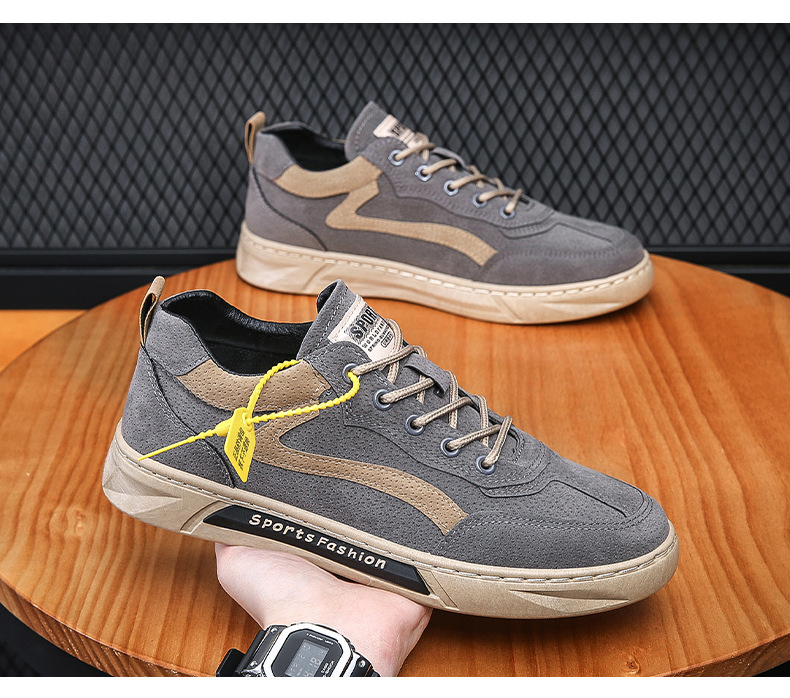 新款工装鞋男2022新款秋冬时尚休闲运动男士板鞋百搭劳保鞋YF902详情16