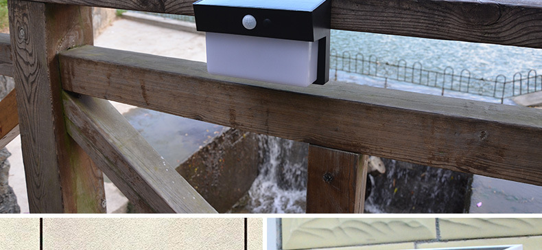 Cross-border solar landscape light, outdoor courtyard human body sensor light, led solar wall lamp N768 pic 18