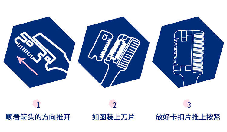Hair shaving comb, hair shaving device, old-fashioned household thinning device, thinning comb for the elderly and children, bangs hair shaving knife, hair barber knife pic 2