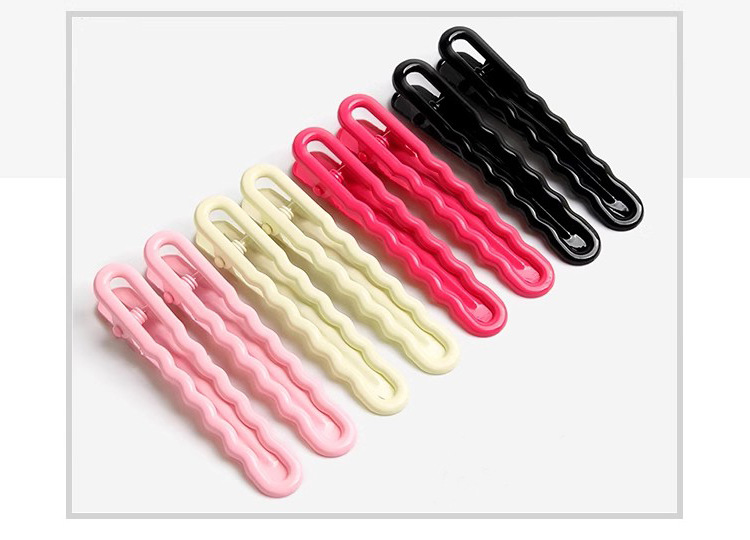Dopamine color hair clips, wave clips, broken hair clips, bangs clips, seamless, straight clips, non-damaging hair accessories, headwear, students pic 1