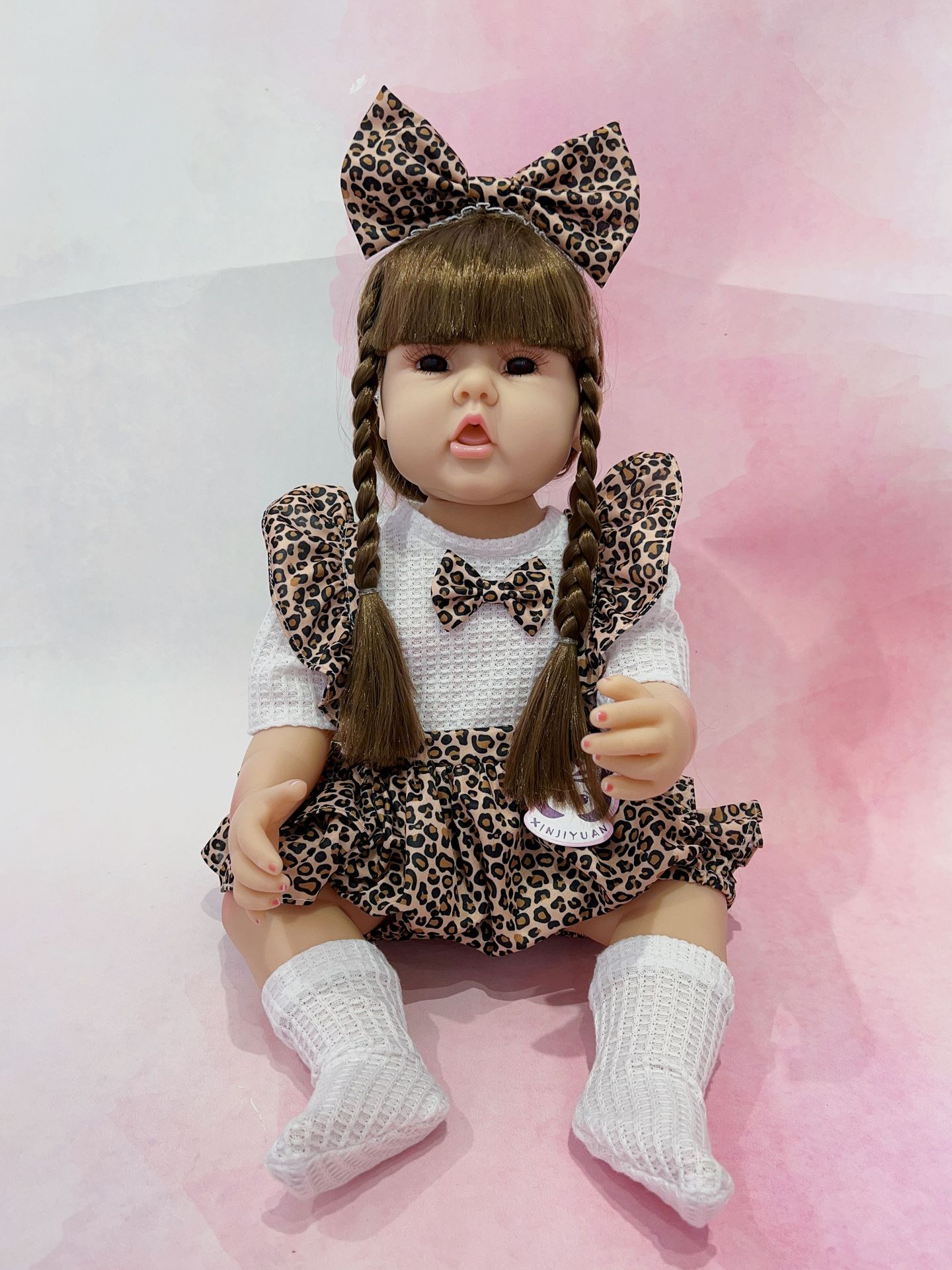 仿真娃娃工厂直销跨境新款60cm仿真婴儿重生娃娃全软胶洋娃娃玩偶详情22