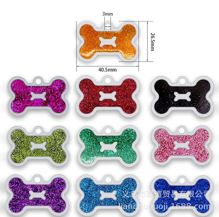 HC535 manufacturer has 10-color bright pink dog bones in stock and supplies metal pet tags, pendants and dog tags pic 28