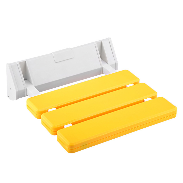 Bathroom chair, shoe-changing wall stool, foldable and flip-up chair pic 3