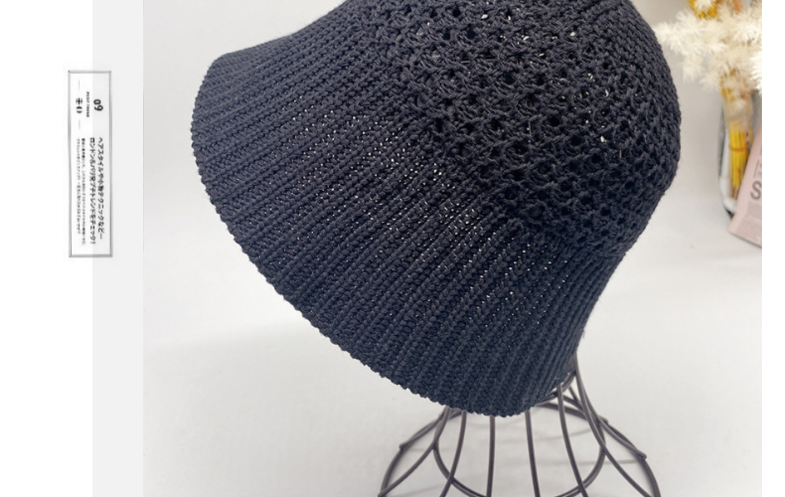 帽子女夏季韩版后面开叉水桶帽镂空薄款渔夫帽休闲百搭显脸小盆帽详情11