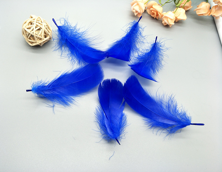 Macaron goose feathers float 6-8cm in the middle, gift box filled with dreamcatcher, diy cat toy, colorful feathers pic 28