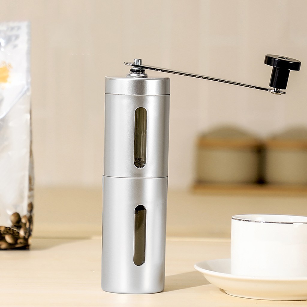 Hand-cranked coffee machine, household portable small grinder, manual coffee grinder pic 8