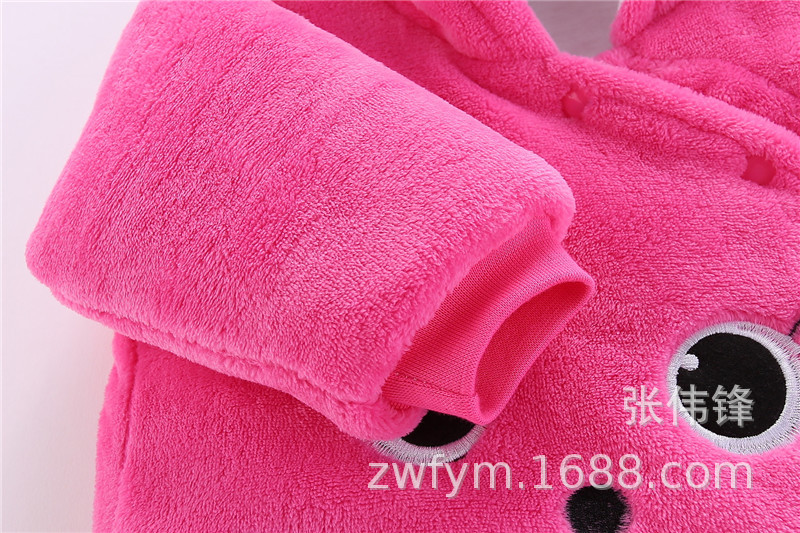 Baby one-piece suit thickened autumn and winter outfits 0 baby clothes for boys and girls 1 newborn autumn clothes winter cotton-padded clothes crawling clothes pic 36