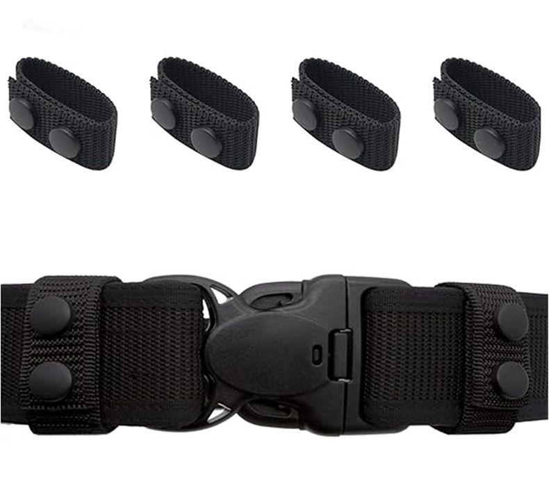 Cross-border bestseller outdoor tactical belt fixing strap, thickened nylon ring, woven strap, four-piece buckle pic 16