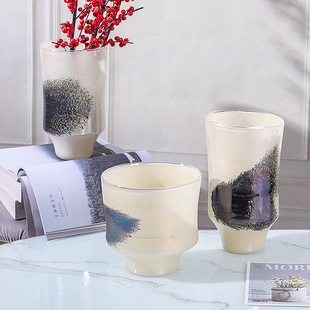 高档珐琅彩琉璃花瓶摆件客厅插花美式玄关创意装饰工艺品花器批发高档珐琅彩琉璃花瓶摆件客厅插花美式玄关创意装饰工艺品花器批发详情21