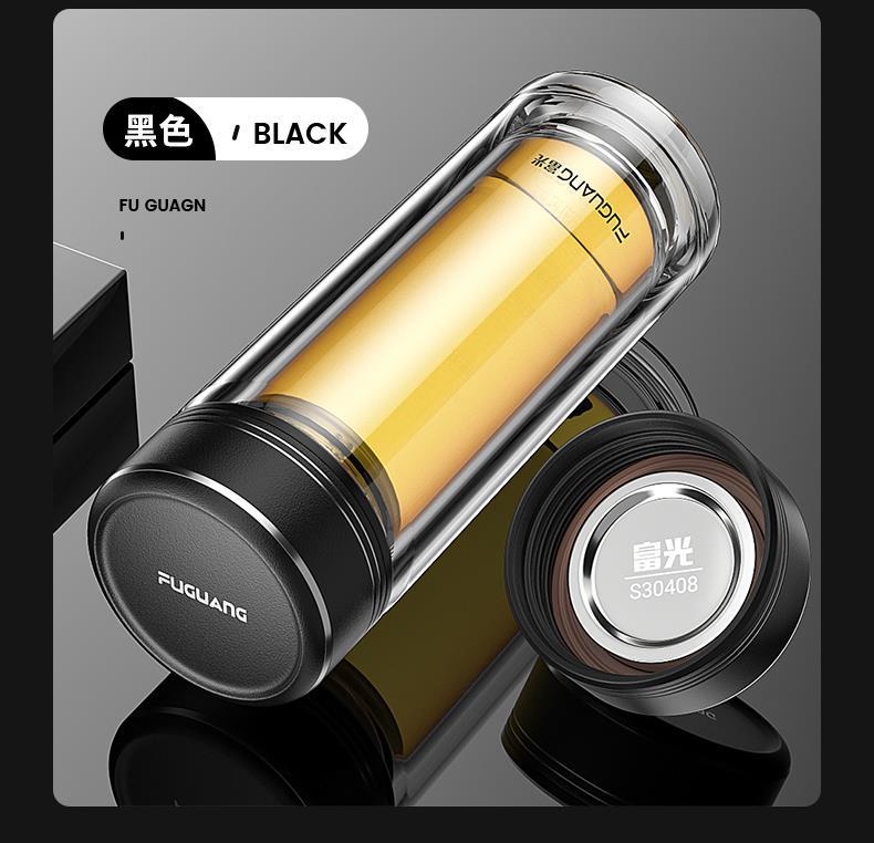 富光双层玻璃杯泡茶杯防爆水杯子耐高温隔热个人专用保温男女杯子详情41