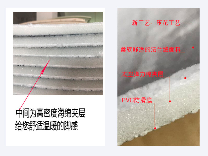 45X75 thickened absorbent floor MATS, door MATS, living room, bedroom, kitchen entrance floor MATS, bathroom anti-slip MATS, sponge MATS pic 26