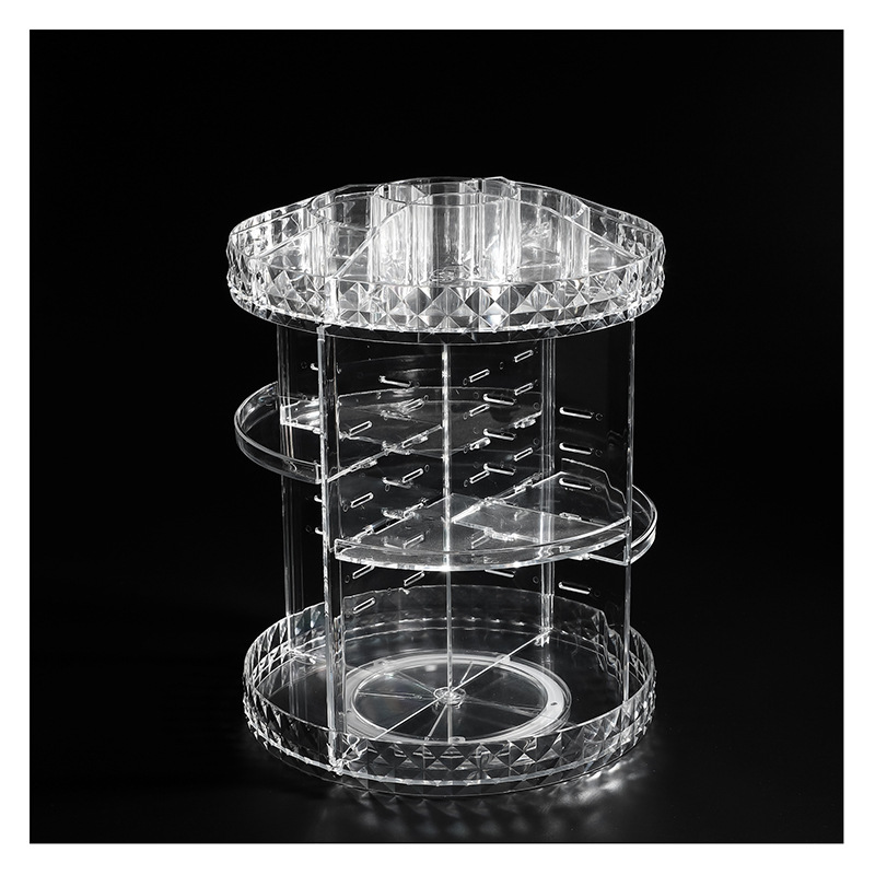 面膜收纳盒亚克力透明抽屉式口红护肤品桌面整理盒化妆品置物架详情39