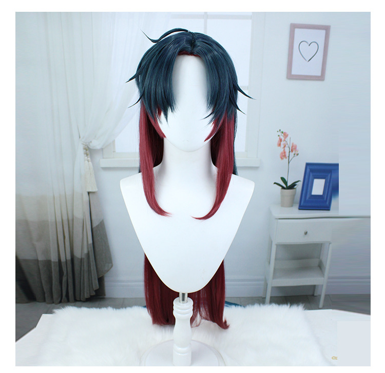 崩坏星穹铁道 刃 cos假发 仿真头皮 T色渐变cosplay假发详情5