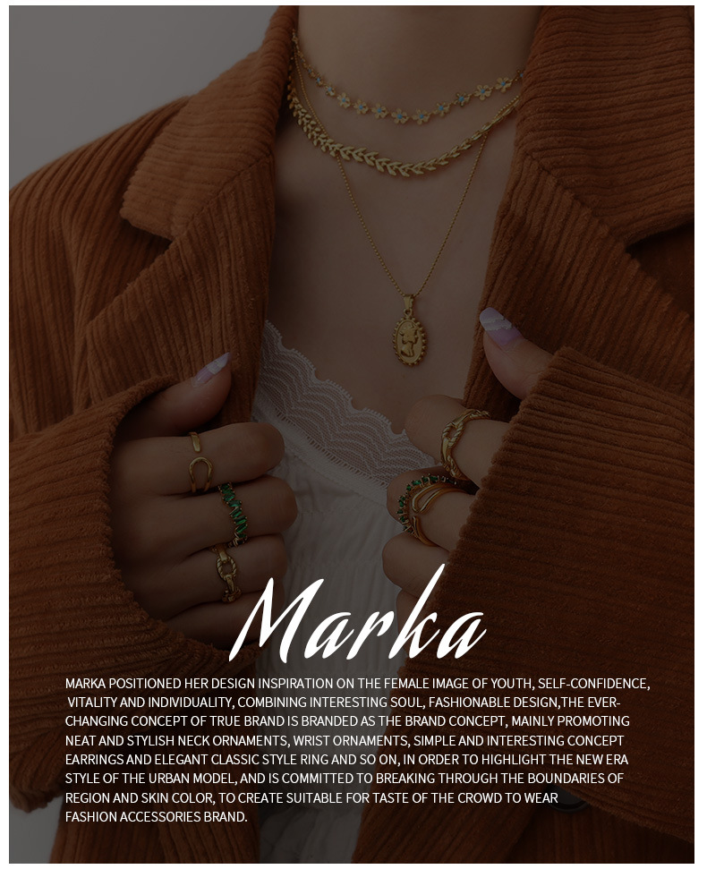 Non-fading light luxury ins style multi-color zircon jewelry set, tassel necklace, niche design titanium steel bracelet pic 33