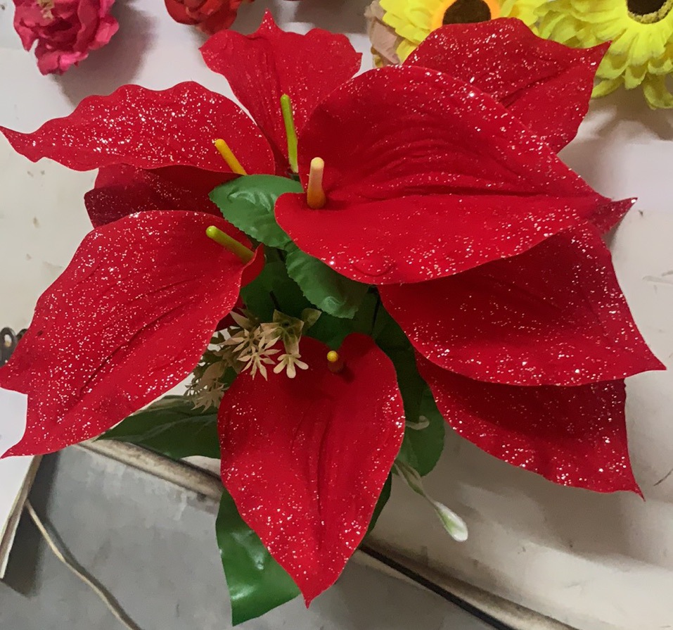 Artificial calla lilies, artificial anthuriums, cheap and beautiful flower heads for indoor landscaping and display wholesale pic 9