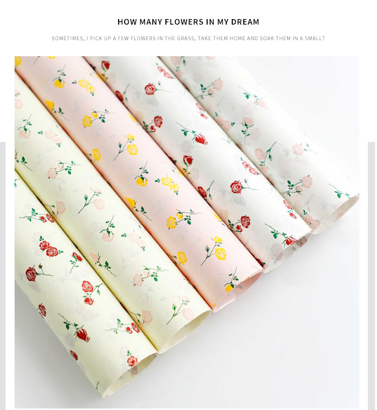 新款玫瑰雪梨纸ins风手揉纸内衬包装纸高级感礼物花束包花纸批发详情19