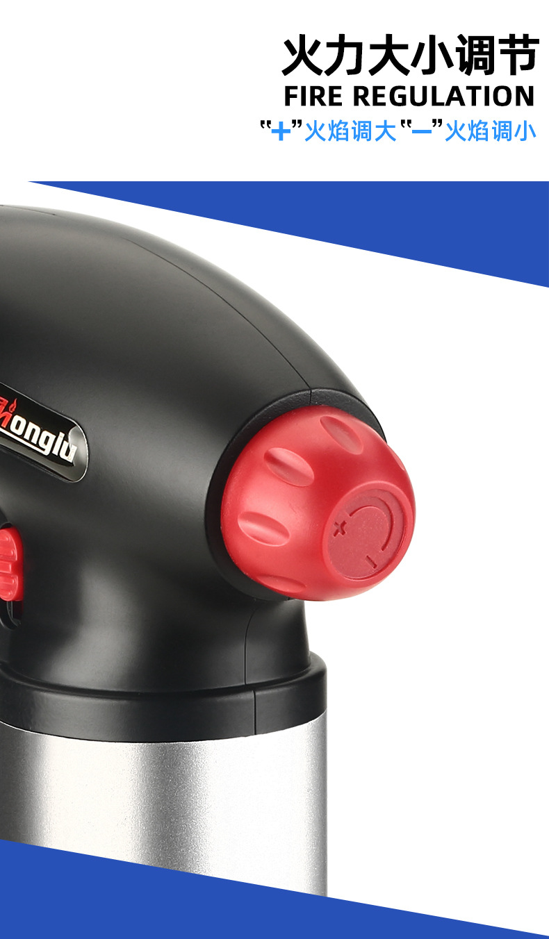 Portable high-temperature spray gun, a perfect outdoor camping and barbecue tool with adjustable firepower in all directions pic 9