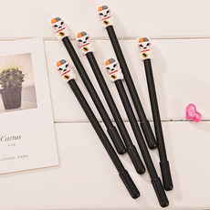 zf2127 Creative Silicone Dandelion Gel Pen, Simulated Flower Ball Pen, Cute Plush Ball, Ball Signature Pen pic 4