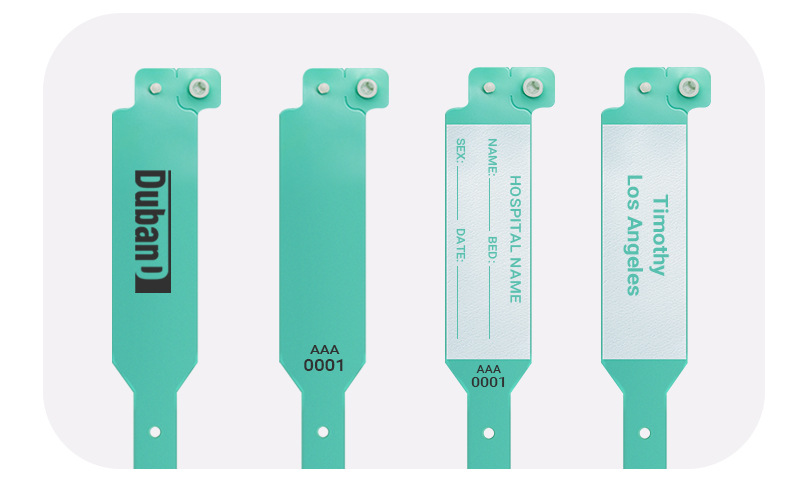 Disposable high-quality PVC medical wristband, waterproof and alcohol-proof for adults and children, medical identity recognition pic 4