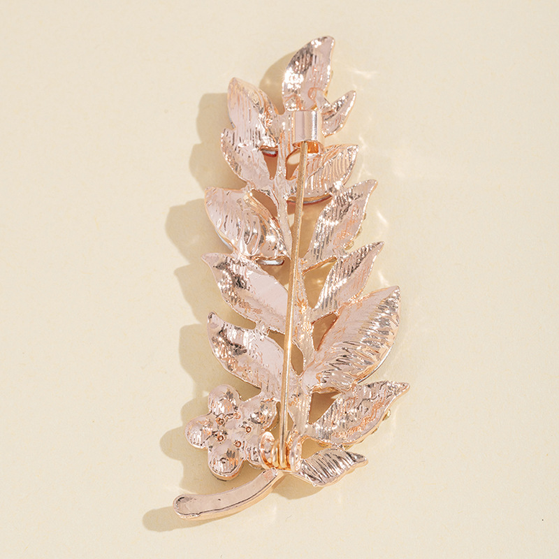 Flower brooch, elegant and feminine, anti-glare brooch, suit coat, fixed pin, collar pin, clothing accessory pic 6