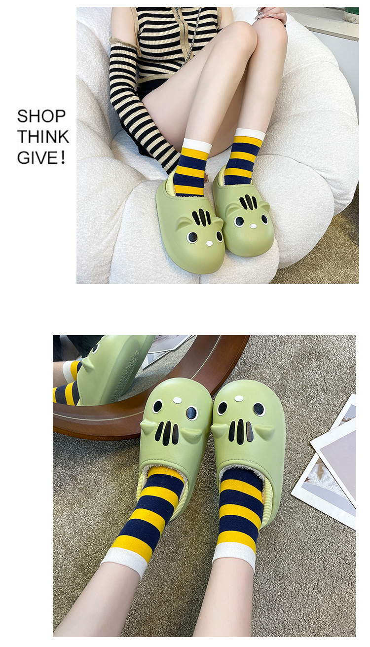 防水棉拖鞋女冬季家居室内防滑毛拖加绒拖鞋包跟厚底棉鞋男士批发详情10