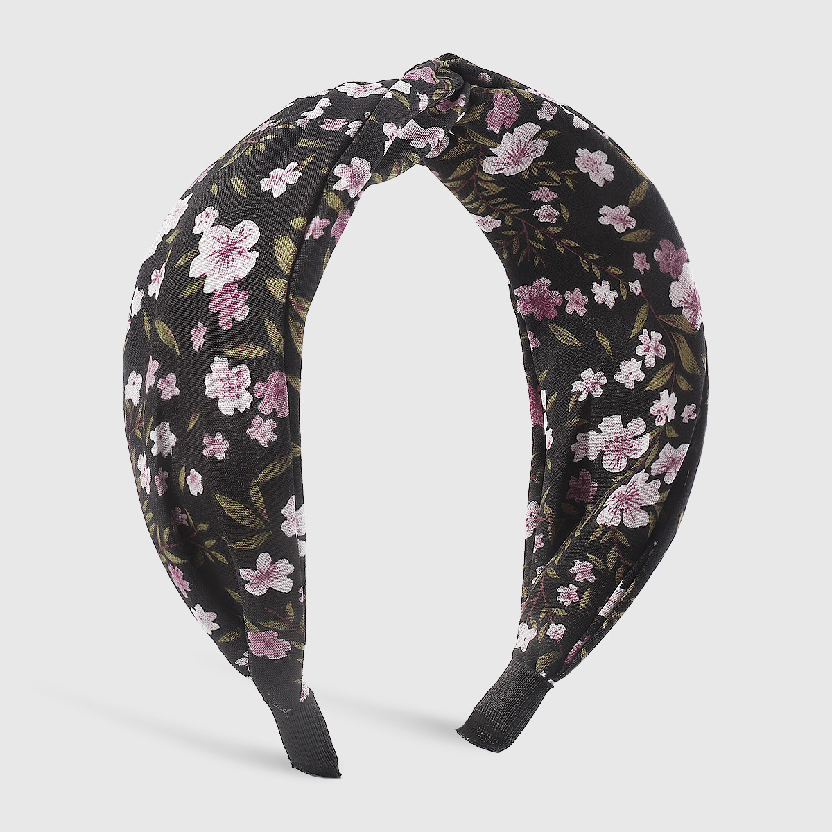 F5762 New European and American fashion hair accessories, fresh and elegant, floral cross fabric hair band, simple flower headband for women pic 7