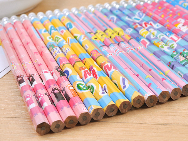 Boxed sapling pencil set, student eco-friendly HB pencils, student stationery pencils, school supplies wholesale pic 7