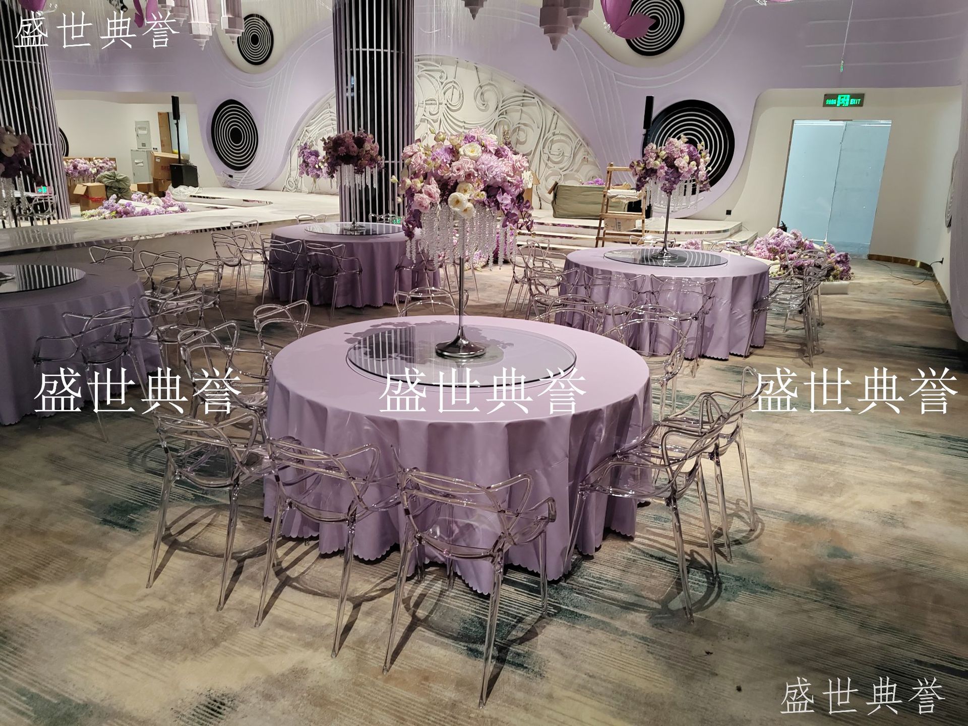 Shenzhen manufacturer direct sales outdoor wedding acrylic crystal chairs, hotel wedding banquet transparent chairs, theme wedding cat-ear chairs pic 7