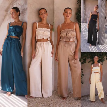 Amazon 2023 Spring/Summer New V-neck lace solid color top, elegant short-sleeved chiffon shirt for women pic 4