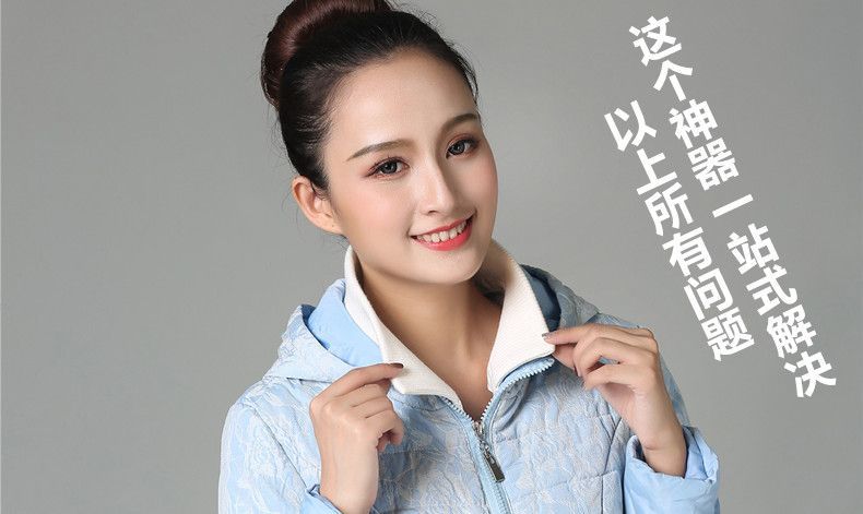 冬季纯棉针织螺纹羽绒服假领子防脏领套男女通用毛领子单买百搭详情3