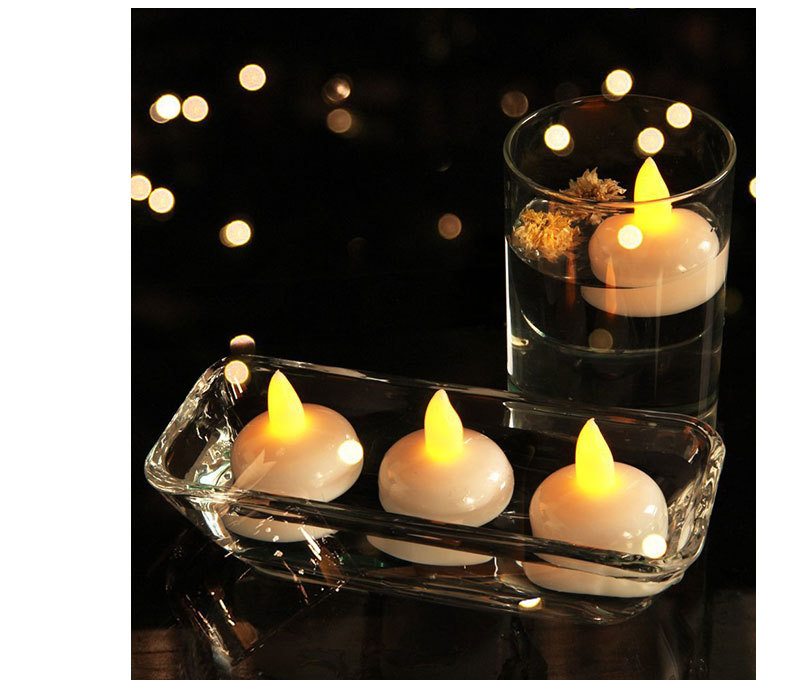 浮水电子蜡烛灯led防水柔光浪漫婚礼鱼缸美容院装饰批发入水即亮详情11