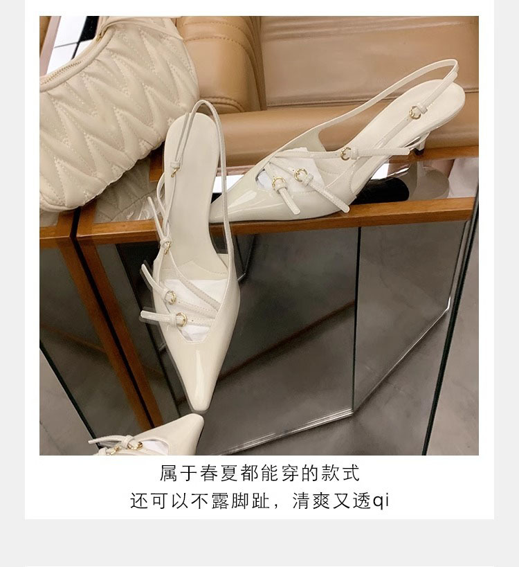 时尚真皮女鞋气质单鞋凉鞋女一字带尖头高跟鞋细跟女鞋2024春夏季详情16