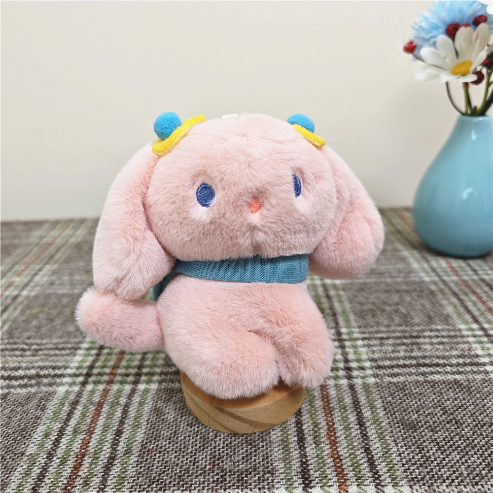 Douyin cute puppy, dog pendant, figurine, tilting head dog, bag, hanging decoration, keychain, plush toy, doll pic 6