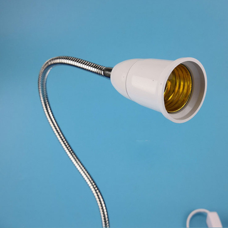 53CM flexible hose universal clamp lamp holder E27 with switch lamp head Bedside table lamp, plant multi-functional supplementary light pic 7